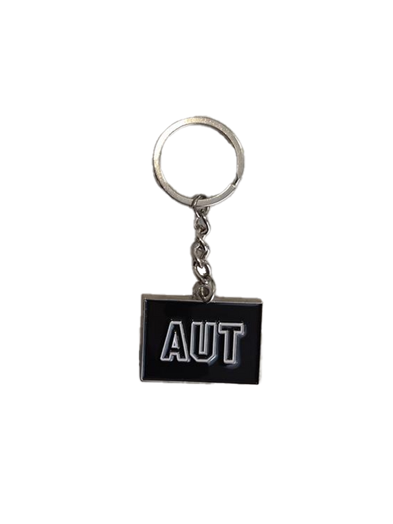 AUT Block Logo Key Chain