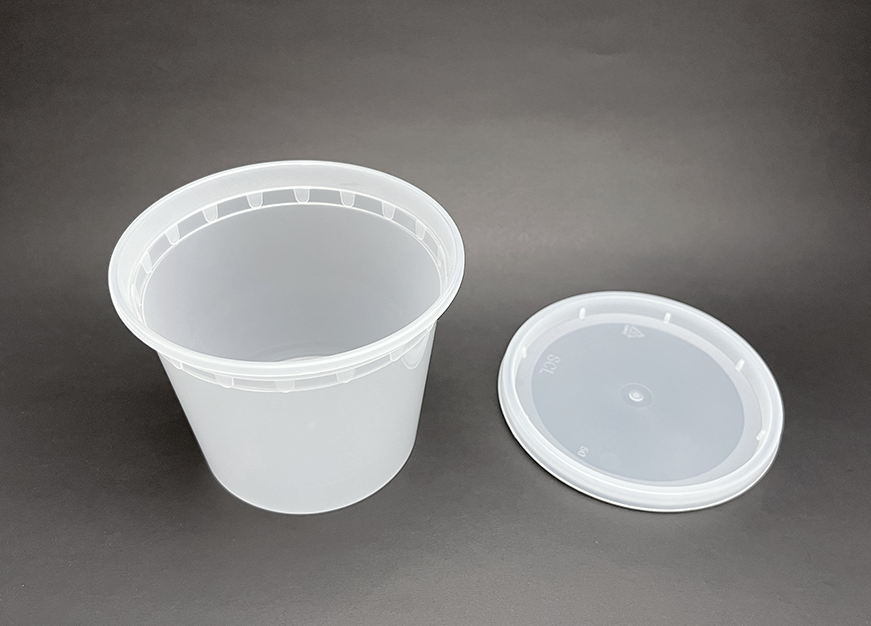 8 Oz Plastic Deli Containers With Lids – 12 Pack, Microwaveable & BPA Free By PCM