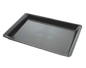 Plastic Rectangular Tray 10'' x 14'' Black