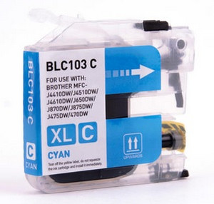 Brother LC103 Cyan Ink Cartridge High Yield - New compatible Brother LC103 Cyan Ink Cartridge High Yield - New compatible