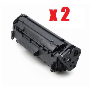 HP 12A Q2612A New Compatible Toner Cartridge 2/Pack