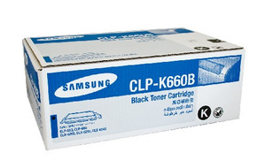 Samsung CLP-K660B Genuine Black Toner Cartridge - High Yield Samsung CLP-K660B Genuine Black Toner Cartridge - High Yield