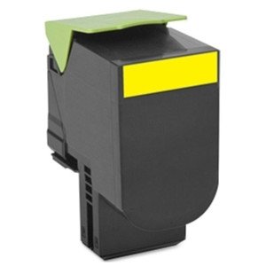 Lexmark 80C1Y0, 801Y Remanufactured Yellow Toner Cartridge - 1 K Lexmark 80C1Y0, 801Y Remanufactured Yellow Toner Cartridge - 1 K