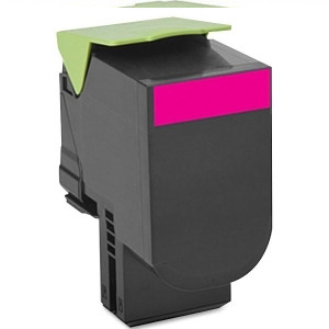 Lexmark 80C1HM0 Remanufactured Magenta Toner Cartridge - 3 K - High Yield Lexmark 80C1HM0 Remanufactured Magenta Toner Cartridge - 3 K - High Yield