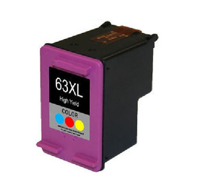 HP 63XL Remanufactured Color Ink Cartridge High Yield (F6U63AN) HP 63XL Remanufactured Color Ink Cartridge High Yield (F6U63AN)