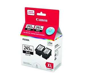 Genuine Canon PG-245XL Black Ink Cartridge (High Yield) (Pack of 2) Genuine Canon PG-245XL Black Ink Cartridge (High Yield) (Pack of 2)