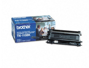 Genuine Brother TN-115 Black Toner Cartridge - High Yield Genuine Brother TN-115 Black Toner Cartridge - High Yield