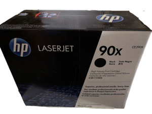 Genuine HP 90X CE390X OEM Black Toner Cartridge, High Yield Genuine HP 90X CE390X OEM Black Toner Cartridge, High Yield