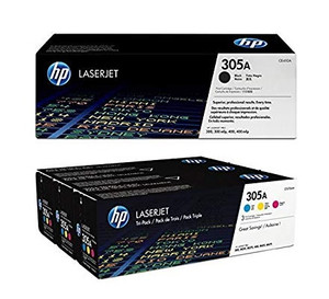 Original HP 305A CE410A CE411A CE412A CE413A Toner Cartridges (1 Set of 4) Original HP 305A CE410A CE411A CE412A CE413A Toner Cartridges (1 Set of 4)