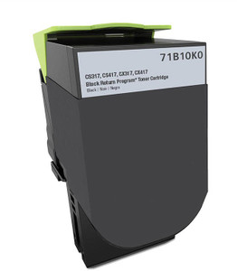 Lexmark 71B10K0 Remanufactured Black Toner Cartridge Lexmark 71B10K0 Remanufactured Black Toner Cartridge