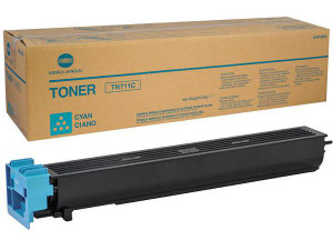 Genuine Konica Minolta A3VU430 (TN711C) Cyan Toner Cartridge Genuine Konica Minolta A3VU430 (TN711C) Cyan Toner Cartridge