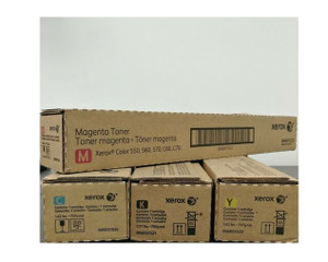 Genuine OEM Xerox Metered Toner Cartridge Set of 4 for Xerox Color 550/560 Toner Genuine OEM Xerox Metered Toner Cartridge Set of 4 for Xerox Color 550/560 Toner