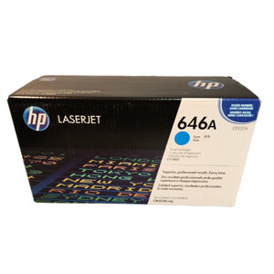 Genuine HP 646A (CF031A) Cyan Original LaserJet Toner Cartridge Genuine HP 646A (CF031A) Cyan Original LaserJet Toner Cartridge