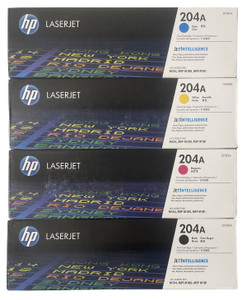 HP 204A CF510A, CF511A, CF512A, CF513A Original Toner Cartridges (1 set of 4) HP 204A CF510A, CF511A, CF512A, CF513A Original Toner Cartridges (1 set of 4)