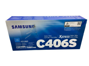 Genuine Samsung clt-c406s Cyan toner cartridges Genuine Samsung clt-c406s Cyan toner cartridges