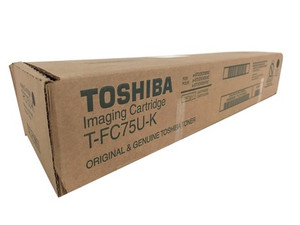 Genuine Toshiba T-FC75U-K Black Toner Cartridge for Toshiba e-STUDIO 5560C, 6560C, 6570C Genuine Toshiba T-FC75U-K Black Toner Cartridge for Toshiba e-STUDIO 5560C, 6560C, 6570C