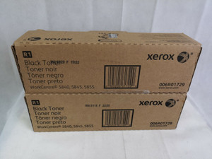 Genuine Xerox 006r01729 Black Toner Cartridge For Workcentre 5840 5845 5855 Genuine Xerox 006r01729 Black Toner Cartridge For Workcentre 5840 5845 5855