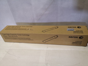 Genuine Xerox 106R01436 Cyan Toner Cartridge For Phaser 7500 Genuine Xerox 106R01436 Cyan Toner Cartridge For Phaser 7500