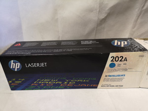 Original Hp 202a Cf501a Cyan Toner Cartridge Original Hp 202a Cf501a Cyan Toner Cartridge