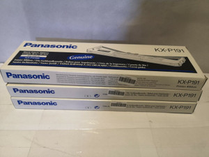 Original Panasonic KX-P191 Black Fabric Ribbon (3 Packs)