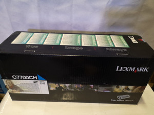 Genuine Original Lexmark C7700CH Cyan Toner Cartridge Genuine Original Lexmark C7700CH Cyan Toner Cartridge