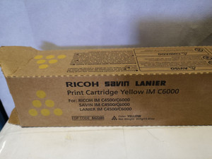 Genuine Original Ricoh 842280 Yellow Toner Cartridge For IM C6000 Genuine Original Ricoh 842280 Yellow Toner Cartridge For IM C6000