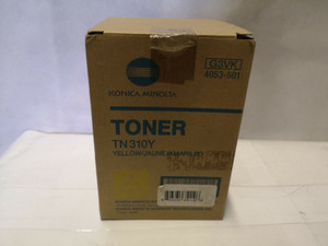 Original Konica Tn310Y Toner Cartridge Original Konica Tn310Y Toner Cartridge