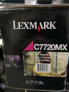 Original Lexmark C7720MX Magenta Toner Cartridge Original Lexmark C7720MX Magenta Toner Cartridge