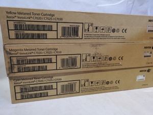 Xerox Versalink C7020 C7025 C7030 Toner Cartridges (3 Color) Xerox Versalink C7020 C7025 C7030 Toner Cartridges (3 Color)