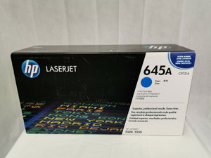 Genuine Original Hp 645a C9731a Cyan Toner Cartridge