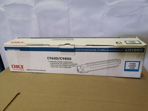 Genuine Oki 42918903 Cyan Toner Cartridge Genuine Oki 42918903 Cyan Toner Cartridge