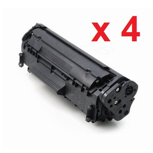HP 12X Q2612X New Compatible Toner Cartridge (High Yield) 4/Pack