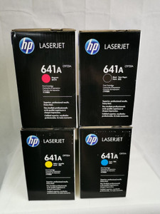 Genuine Origonal Hp 641A C9720a C9721a C9722a C9723a Toner Cartridge (1set) Genuine Origonal Hp 641A C9720a C9721a C9722a C9723a Toner Cartridge (1set)