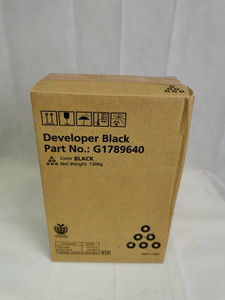 Genuine Ricoh G1789640 Developer Black