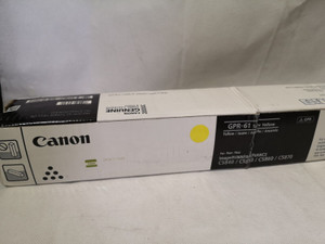 Original Canon Gpr-61 Yellow Toner Cartridge Original Canon Gpr-61 Yellow Toner Cartridge