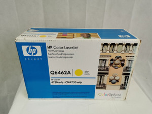 Genuine Original Hp 644A Q6462a Yellow Toner Cartridge Genuine Original Hp 644A Q6462a Yellow Toner Cartridge
