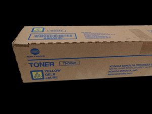 Genuine Original Konica Tn324Y Toner Cartridge (A8DA230) Genuine Original Konica Tn324Y Toner Cartridge (A8DA230)