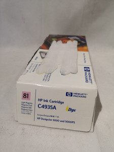 Original HP 81 Light Magenta Ink Cartridge (C4935A Original HP 81 Light Magenta Ink Cartridge (C4935A