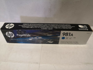 Original Genuine HP 981A Cyan Ink Cartridge (J3M68A) Original Genuine HP 981A Cyan Ink Cartridge (J3M68A)