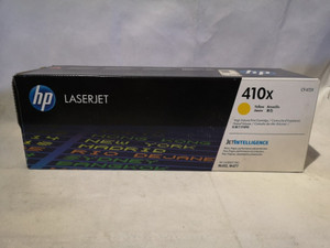 Original HP 410X CF412X Yellow Toner Cartridge (Open Box) Original HP 410X CF412X Yellow Toner Cartridge (Open Box)
