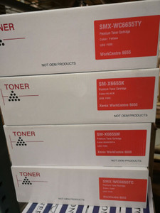 Compatible Xerox Workcentre 6655 Toner Cartridges (1 Set) Compatible Xerox Workcentre 6655 Toner Cartridges (1 Set)