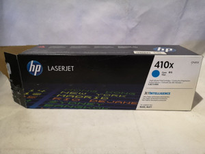 Original HP 410X CF411x Cyan Toner Cartridge (Open Box) Original HP 410X CF411x Cyan Toner Cartridge (Open Box)