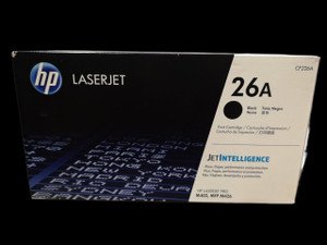 Genuine HP CF226A Black Toner Cartridge (HP 26A) OPEN BOX Genuine HP CF226A Black Toner Cartridge (HP 26A) OPEN BOX