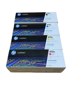 Genuine HP 410X Cf410x Cf411x Cf412x Cf413x Toner Cartridges (1 Set) Genuine HP 410X Cf410x Cf411x Cf412x Cf413x Toner Cartridges (1 Set)