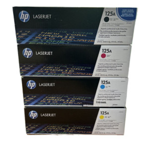 Original Hp 125A Cb540a Cb542a Cb543a Cb541a Toner Cartridges *(1 Set) Original Hp 125A Cb540a Cb542a Cb543a Cb541a Toner Cartridges *(1 Set)
