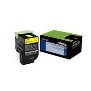 Lexmark 701HY 70C1HY0 Yellow High Yield Toner Cartridge CS310, CS410 CS510 Lexmark 701HY 70C1HY0 Yellow High Yield Toner Cartridge CS310, CS410 CS510