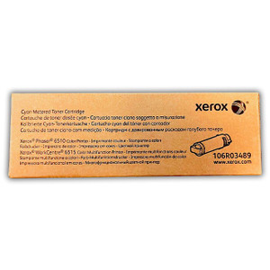 Genuine Xerox 106R03489 Cyan High Capacity Toner Cartridge Genuine Xerox 106R03489 Cyan High Capacity Toner Cartridge