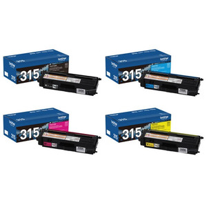 Original Brother TN-315 Original Toner Cartridge Combo High Yield BK/C/M/Y Original Brother TN-315 Original Toner Cartridge Combo High Yield BK/C/M/Y