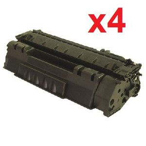 HP 53X Q7553X New Compatible Black Toner Cartridge High Yield (Pack fo 4) HP 53X Q7553X New Compatible Black Toner Cartridge High Yield (Pack fo 4)