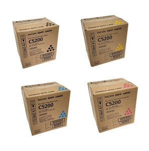 Genuine Ricoh Pro C5200 Toner Cartridge 828422 828423 828424 828425 Toner  Cartridges (1 Set)